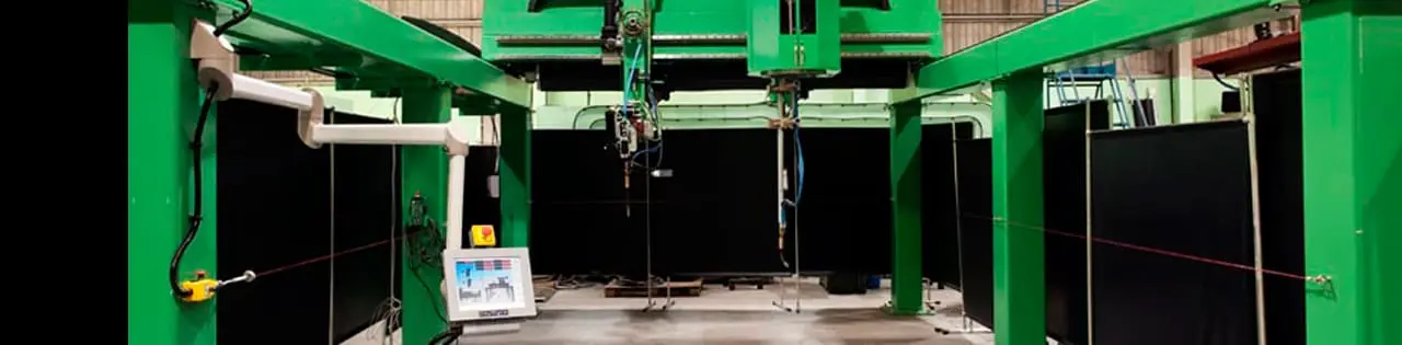 Máquina de soldagem H-Frame