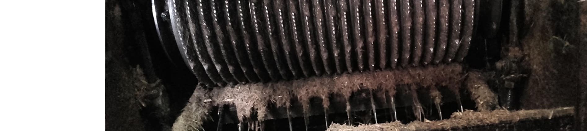 Auffangbleche und Rechen