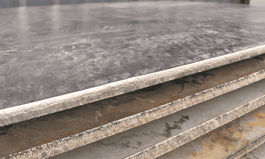 Smooth crack free plate