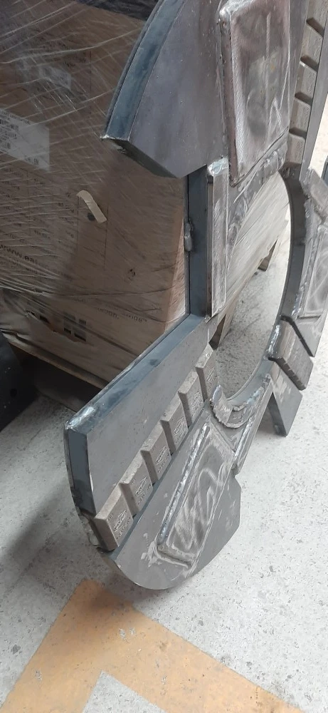 Original Barmac Rotor showing chocky blocks